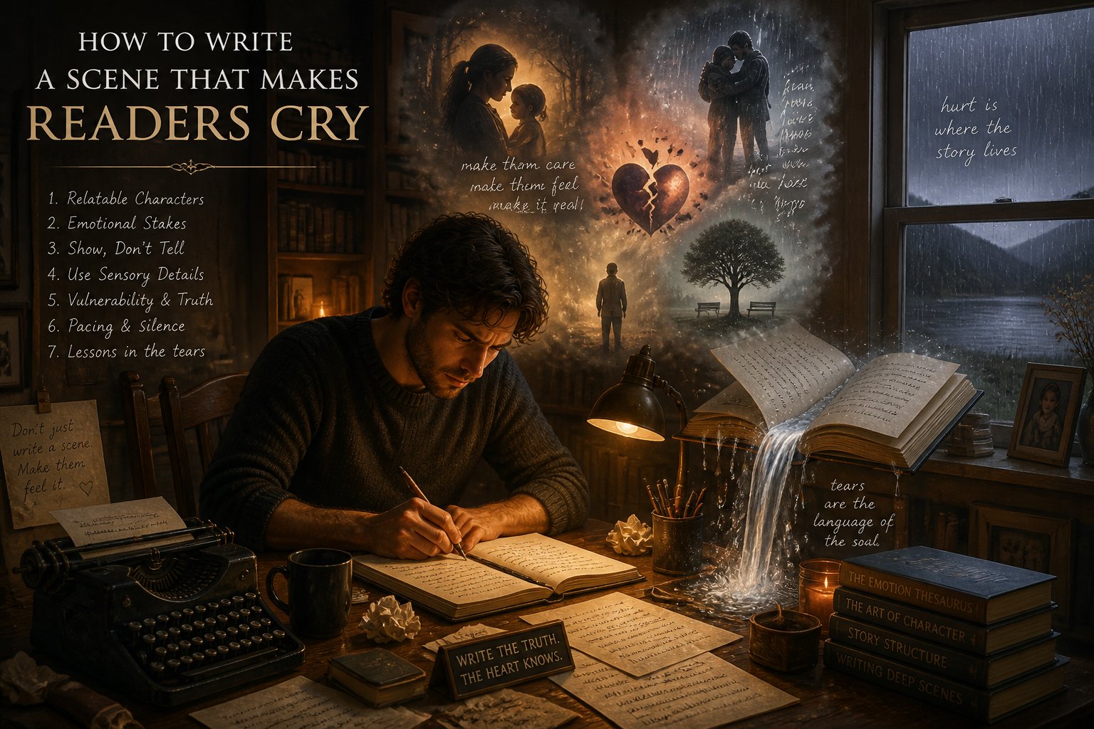 How to write a scene that makes readers cry